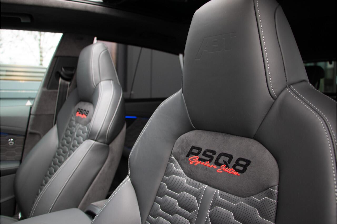 Audi RSQ8 Signature Edition | 800PK | B&O+ | Ceramic Brakes | 360 Cam | ACC | Pano | Softclose | Lane & Side Assist | Fabrieksgarantie | PPF | Nachtzicht | Carbon | Apple & Android Carplay | Dynamic+ | Achterasbesturing | Dynamic Plus Pack | Ambiance | Laser | E.TH
