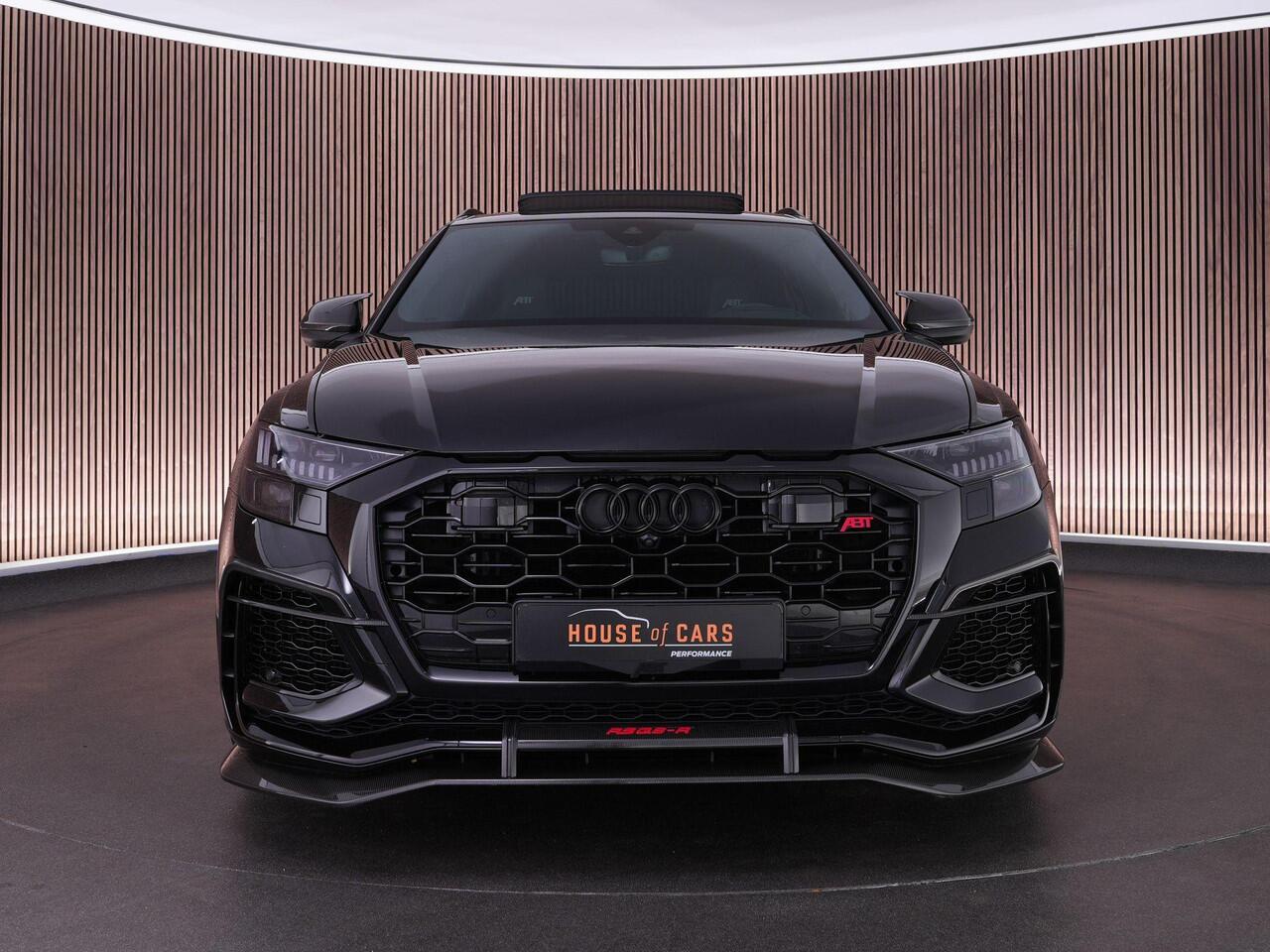 Audi RSQ8 RSQ8-R ABT 4.0 740pk TFSI quattro |Incl. BTW|1 of 125|Carbon exterieur|RS-dynamic plus|panoramadak|Bang&Olufsen|massage|HUD|memory|360° camera|stoelverwarming en verkoeling|Apple Carplay|