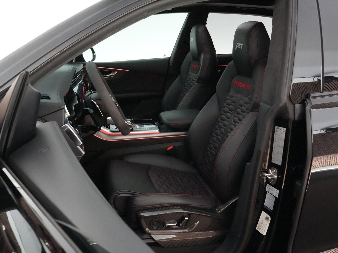 Audi RSQ8 RSQ8-R ABT 4.0 740pk TFSI quattro |Incl. BTW|1 of 125|Carbon exterieur|RS-dynamic plus|panoramadak|Bang&Olufsen|massage|HUD|memory|360° camera|stoelverwarming en verkoeling|Apple Carplay|