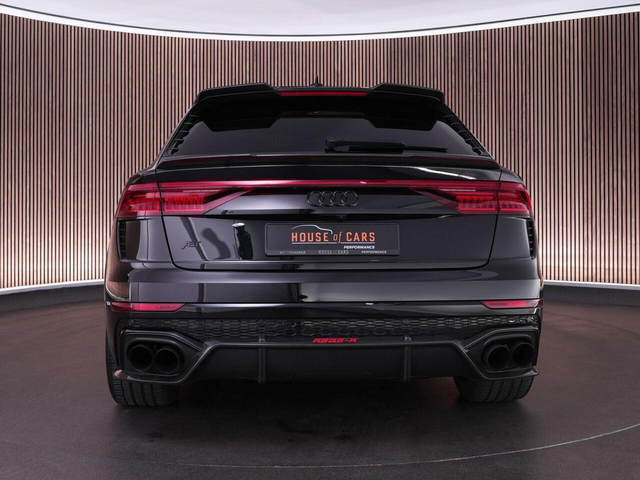 Audi RSQ8 RSQ8-R ABT 4.0 740pk TFSI quattro |Incl. BTW|1 of 125|Carbon exterieur|RS-dynamic plus|panoramadak|Bang&Olufsen|massage|HUD|memory|360° camera|stoelverwarming en verkoeling|Apple Carplay|