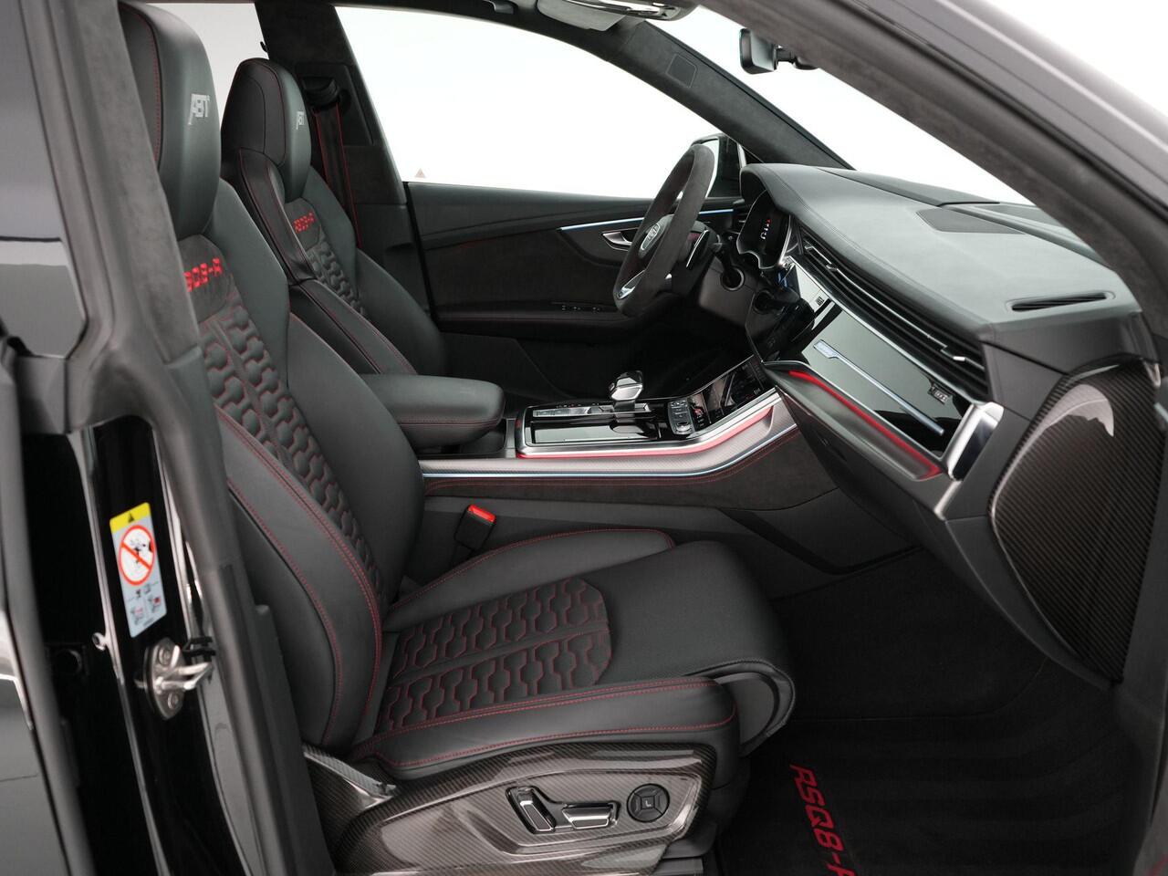 Audi RSQ8 RSQ8-R ABT 4.0 740pk TFSI quattro |Incl. BTW|1 of 125|Carbon exterieur|RS-dynamic plus|panoramadak|Bang&Olufsen|massage|HUD|memory|360° camera|stoelverwarming en verkoeling|Apple Carplay|