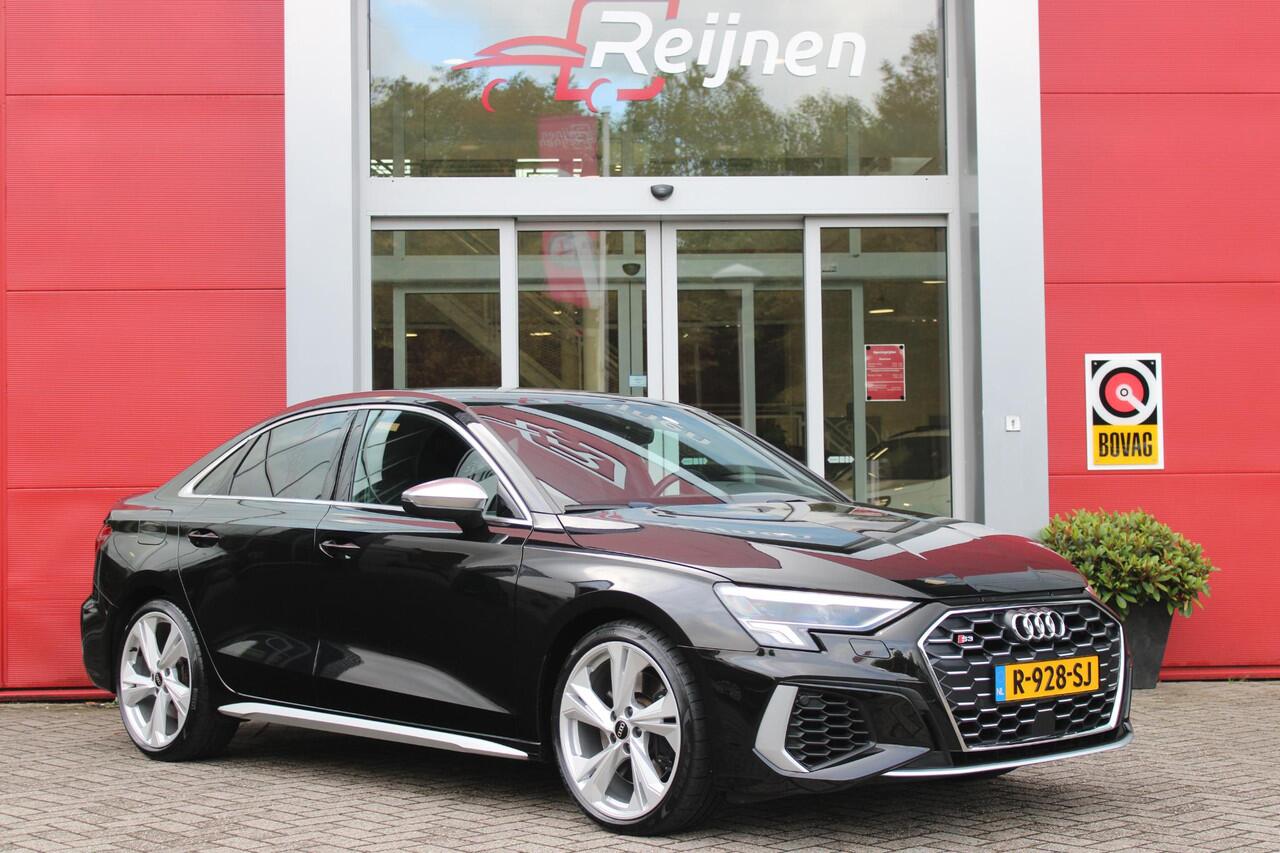 Audi S3 Limousine 2.0 TFSI 310PK S3 QUATTRO | APPLE CARPLAY/ANDROID AUTO | STOEL VERWARMING | S-LINE INTERIEUR/EXTERIEUR | SPORT STUUR S-LINE MET SCHAKEL FUNCTIE | NAVIGATIE | VIRTUAL COCKPIT PLUS | GLANS PAKKET | CRUISE CONTROL | ADVANCED KEY | AMBIENTE VERLICHT