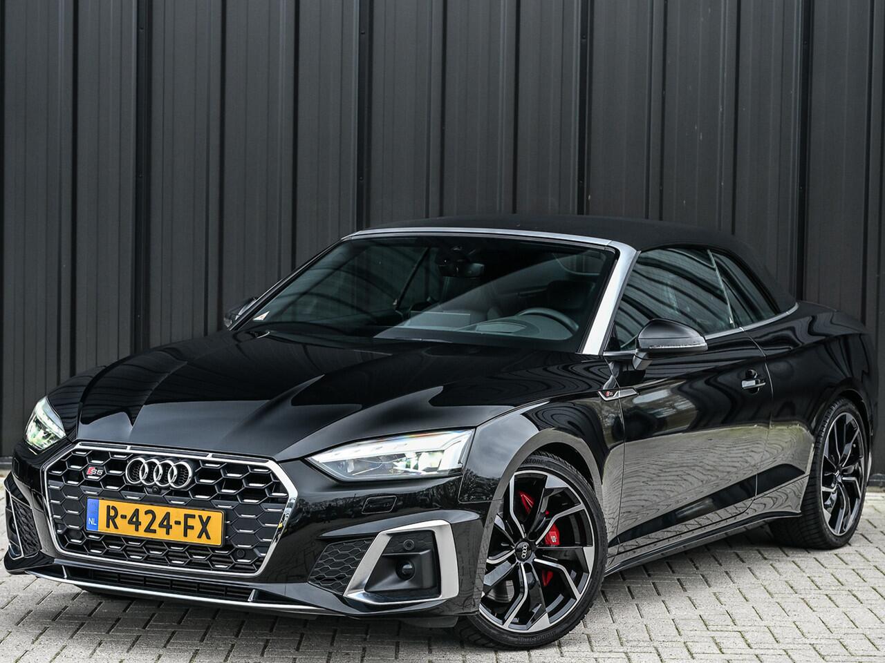 Audi S5 Cabriolet 3.0 TFSI 354pk Quattro | Head-up | B&O Sound | Trekhaak | Massage | Matrix led | RS-seats | 360 Camera | Keyless | Memory seats | Carbon