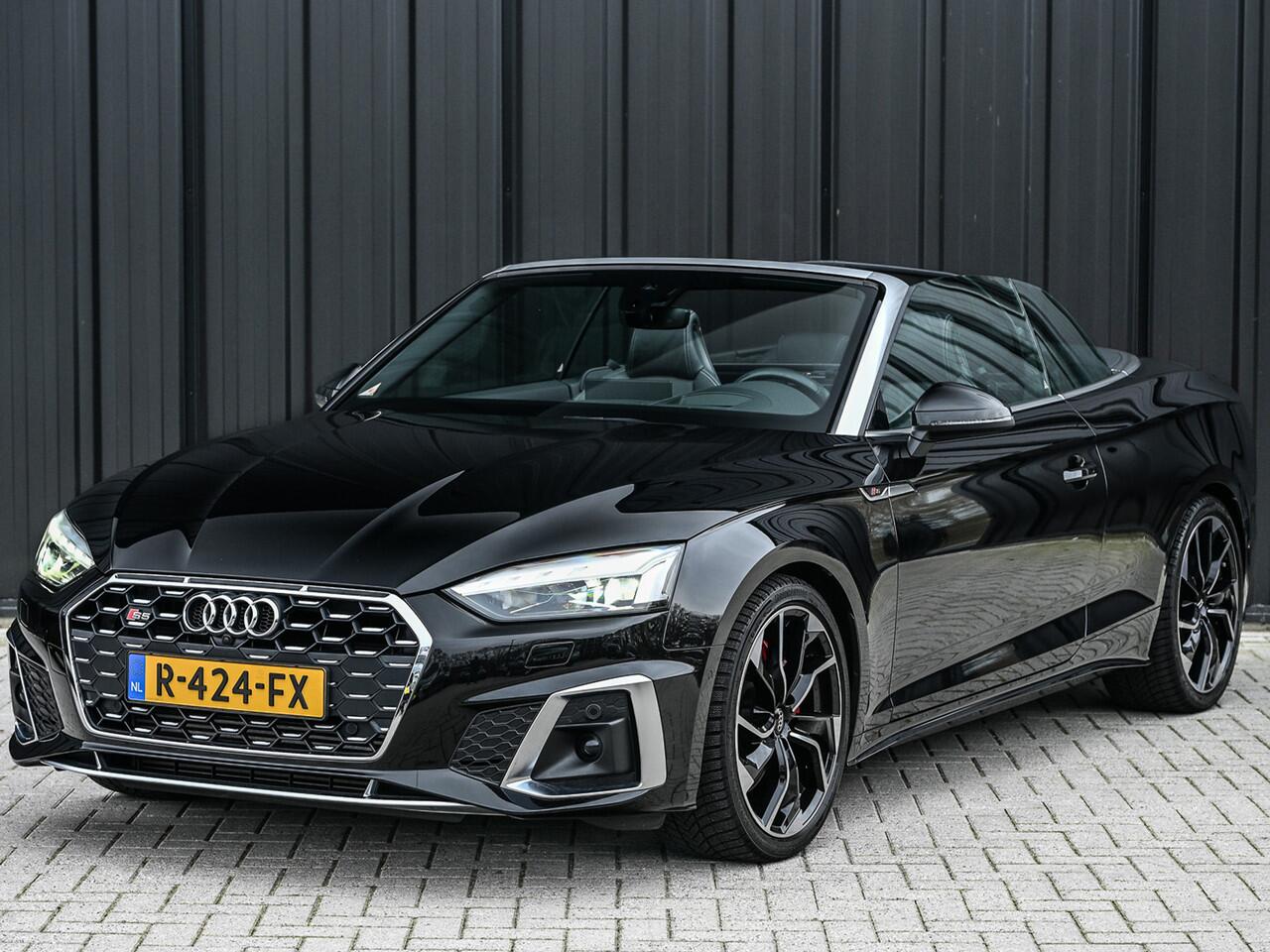 Audi S5 Cabriolet 3.0 TFSI 354pk Quattro | Head-up | B&O Sound | Trekhaak | Massage | Matrix led | RS-seats | 360 Camera | Keyless | Memory seats | Carbon