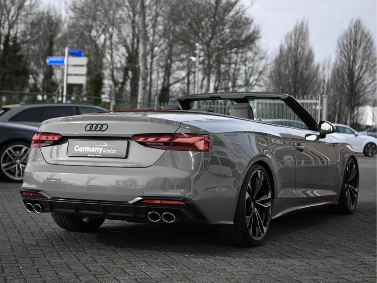 Audi S5 Cabriolet 3.0 TFSI Quattro 354pk Quantum Laser-led RS-zetels Massage B&O RS-Stuur Virtual ACC