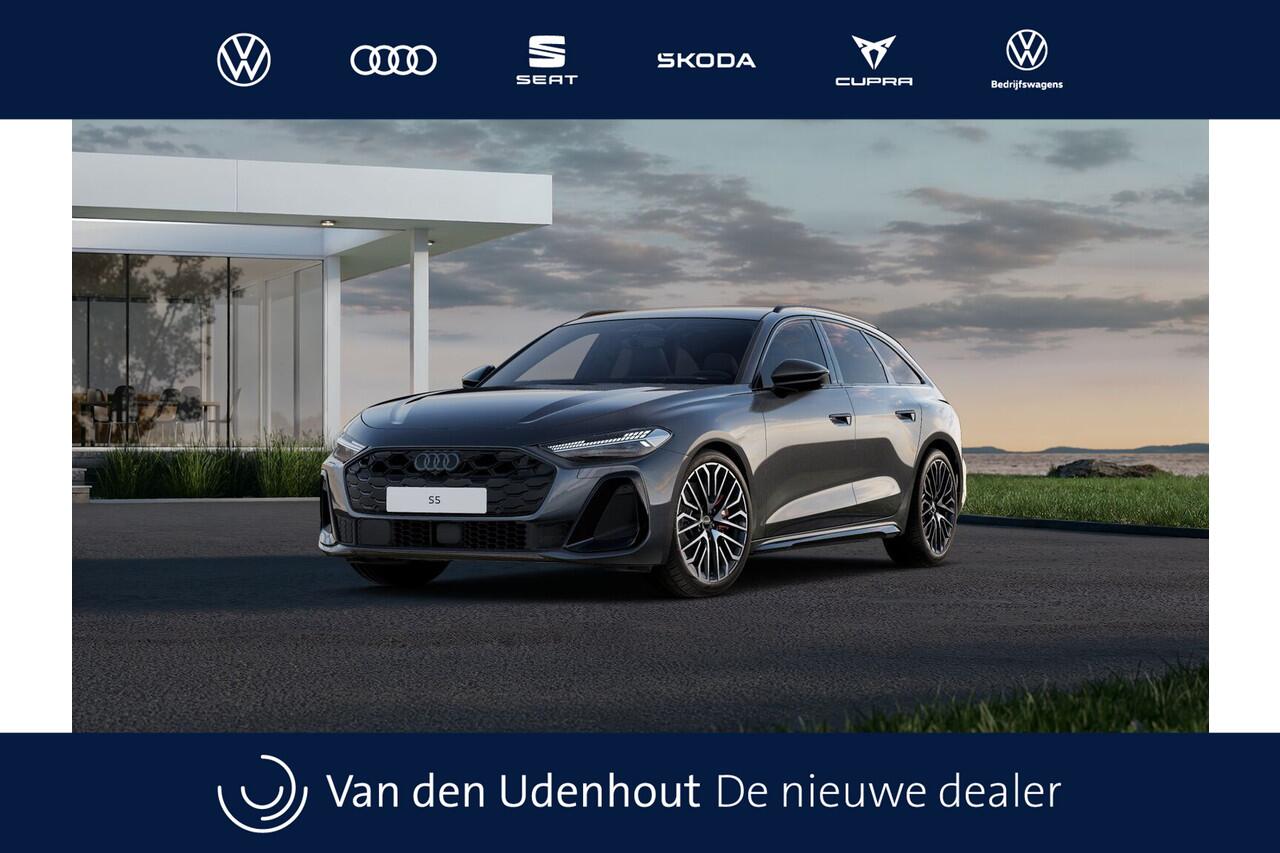 Audi S5 Avant TFSI quattro 367 S tronic 50 year edition Automaat | Velgen, multispaak S, metallic zwart, 8,5Jx20 | Exterieurpakket zwart | Comfortsleutel