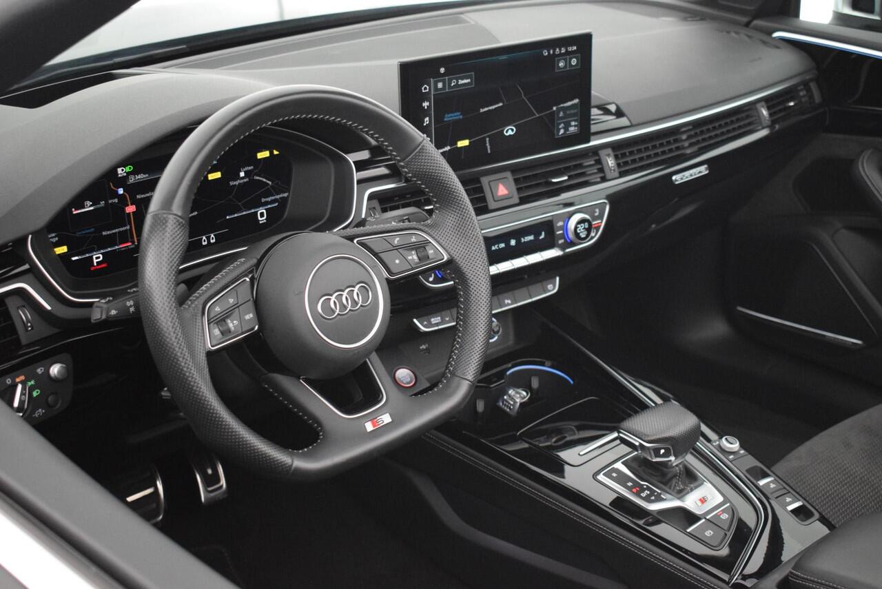 Audi S5 Cabriolet 3.0 TFSI 354pk quattro Nekverwarming Laser Led Head-Up B&O Memory Keyless Virtual Cockpit Navigatie