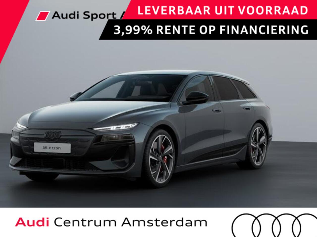 Audi S6 Avant e-tron 100kWh 503 pk Quattro Panoramadak | B&O Soundsystem | Head Up Display| Rode remzadels | Voorstoelen met geheugen | Massage stoelen | Luchtvering
