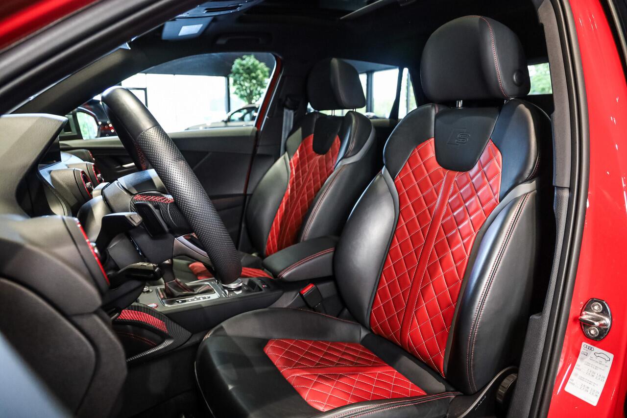 Audi SQ2 2.0 TFSI quattro Edition One VOLL Black Nappa RS Leder, Pano, ACC, Matrix, Camera, Virtual Cock, Keyless, Sportdesign/ Ambiente+/ Comfort+/ Functie/ Hulp/ Park/ Veiligheids/ Opberg Pakket, Trekhaak, Lmv 19''