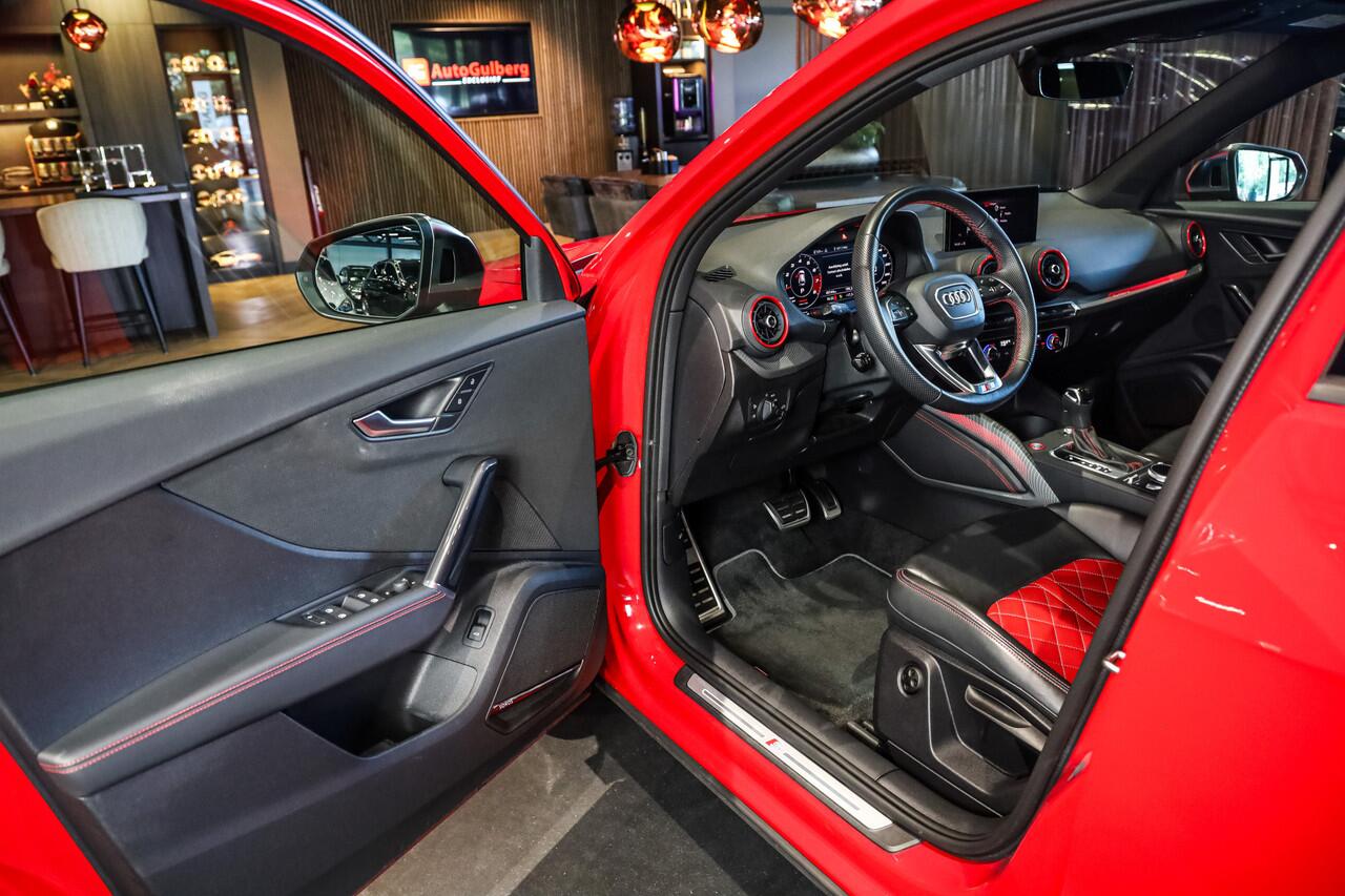 Audi SQ2 2.0 TFSI quattro Edition One VOLL Black Nappa RS Leder, Pano, ACC, Matrix, Camera, Virtual Cock, Keyless, Sportdesign/ Ambiente+/ Comfort+/ Functie/ Hulp/ Park/ Veiligheids/ Opberg Pakket, Trekhaak, Lmv 19''