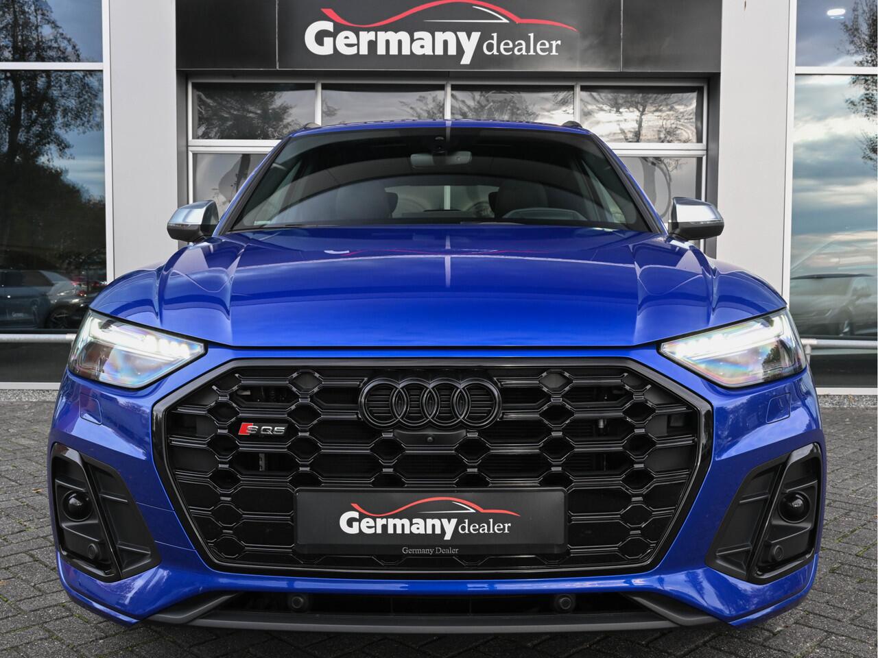 Audi SQ5 Sportback 3.0TDI 342 pk Quattro Ultra Blauw Luchtvering Pano Carbon 360Cam B&O Sfeerverl Trekh.