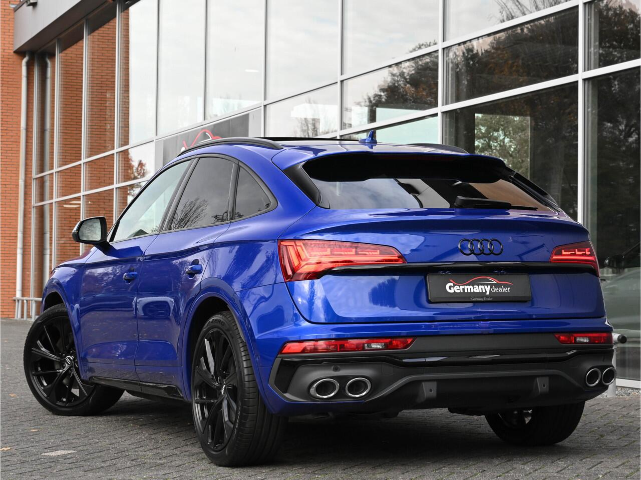 Audi SQ5 Sportback 3.0TDI 342 pk Quattro Ultra Blauw Luchtvering Pano Carbon 360Cam B&O Sfeerverl Trekh.
