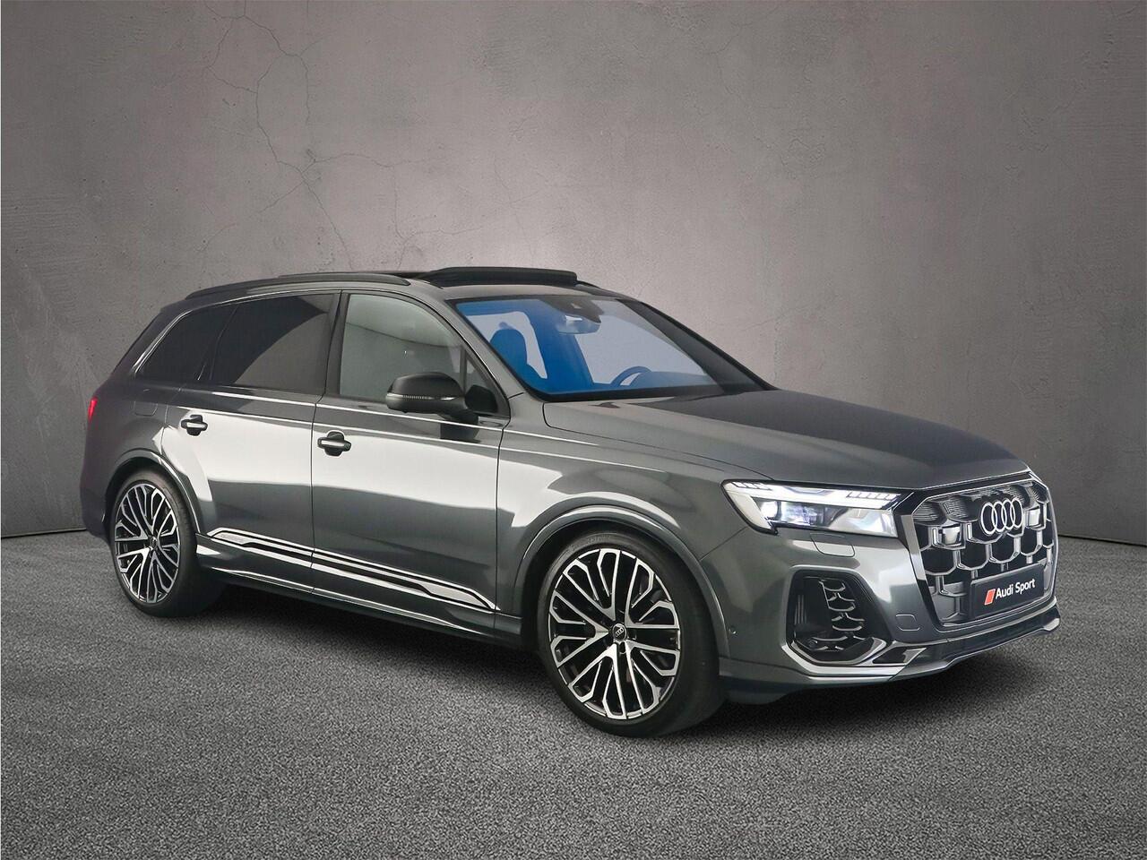 Audi SQ7 507pk 7p | Pano | B&O | Adv. Onderstel | Laser | 360Cam | Keyless | 22 inch | Leder | 4-wiel best. | 7 Persoons | Trekhaak |
