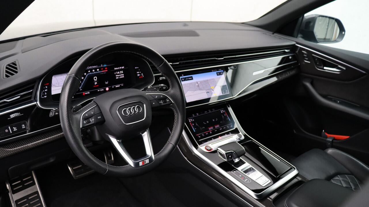 Audi SQ8 4.0 TFSI Quattro | Massage | B&O | Head-up | Panoramadak | Stoelventilatie | Carbon | Soft-Close | Trekhaak