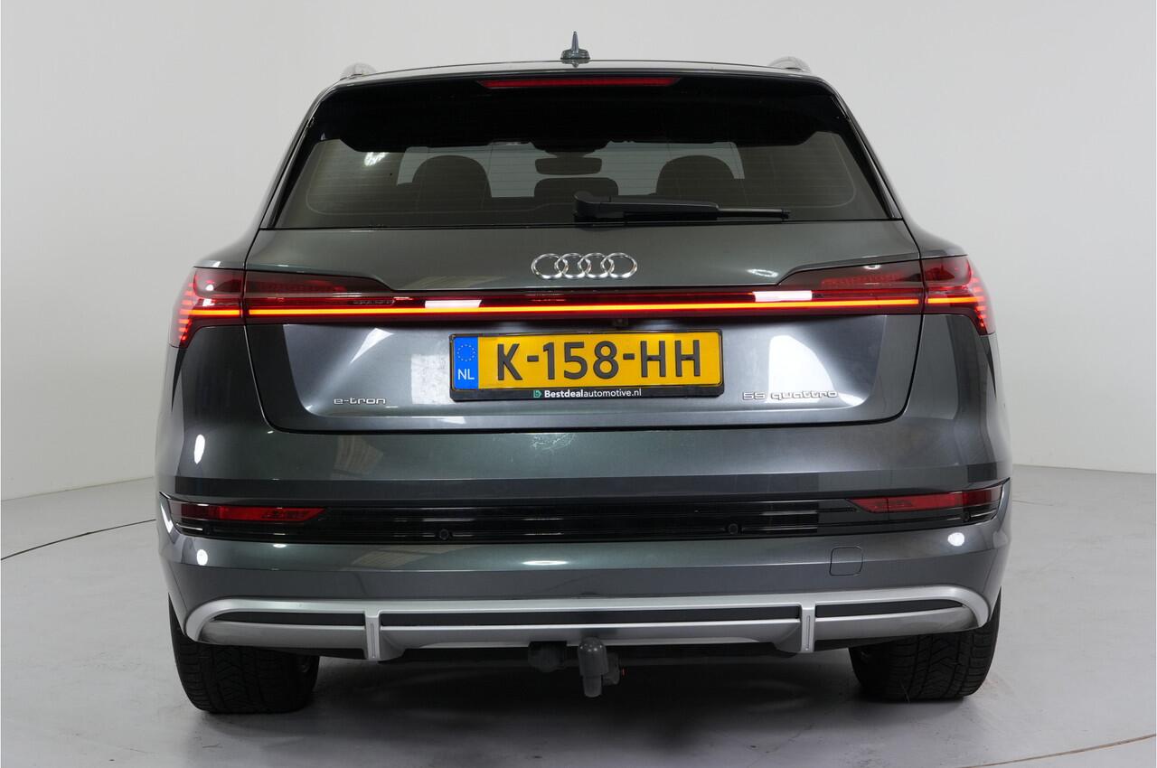 Audi e-tron 55 quattro S edition 95 kWh S-Line | Trekhaak | Pano | Leder | Trekhaak | Camera | Premium Audio |