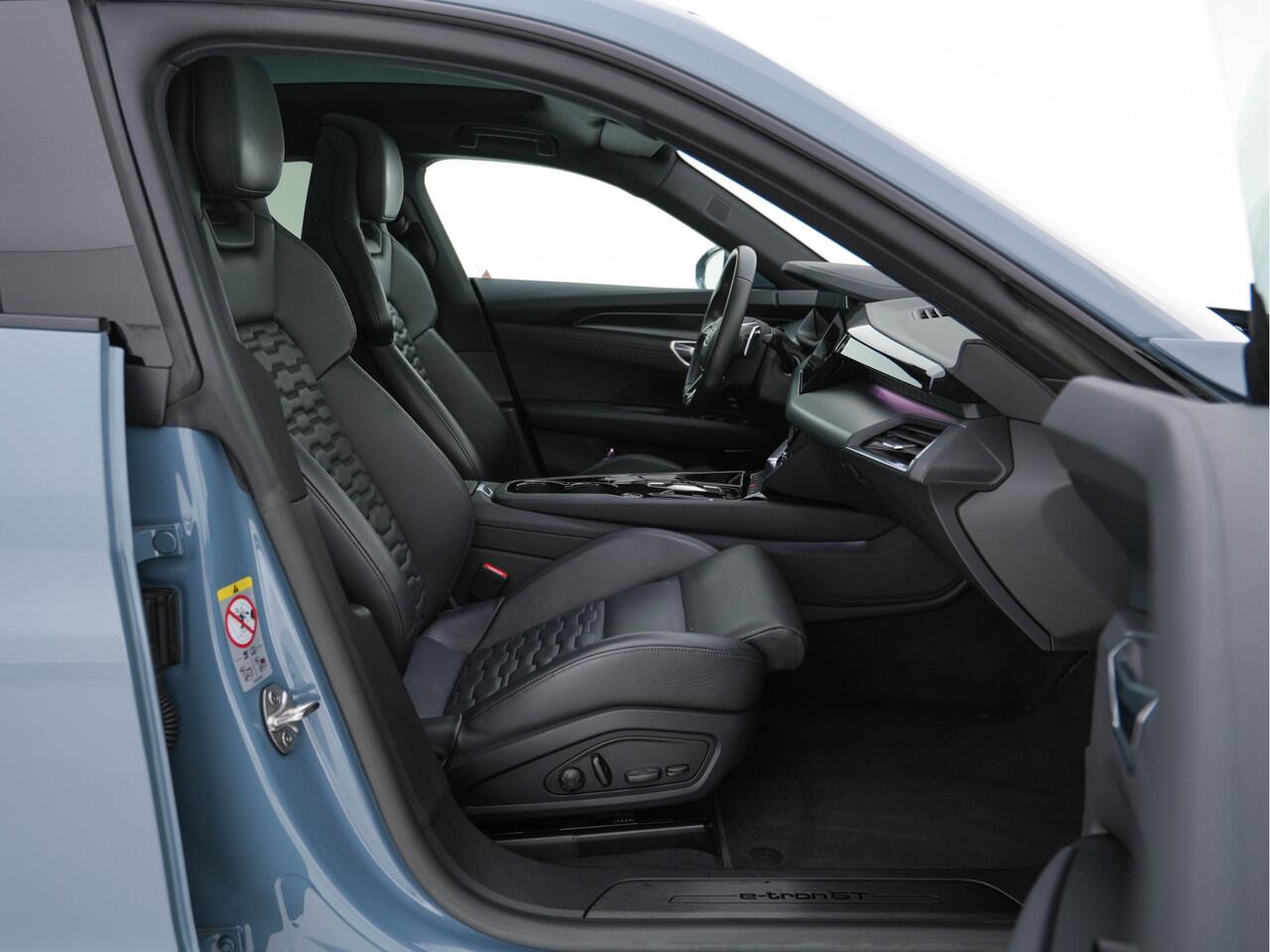 Audi e-tron GT 93 kWh AWD [ 3-Fase ] {SOH-91%} *PANO | LUXURY-LEATHER | BANG/OLUFSEN-AUDIO | HEAD-UP | ADAPT.CRUISE | BLINDSPOT | MATRIX-LED | AIR-SUSPENSION | SPORT-SEATS | SURROUND-VIEW | KEYLESS | DIGI-COCKPIT | NAVI-FULLMAP | 21"ALU*