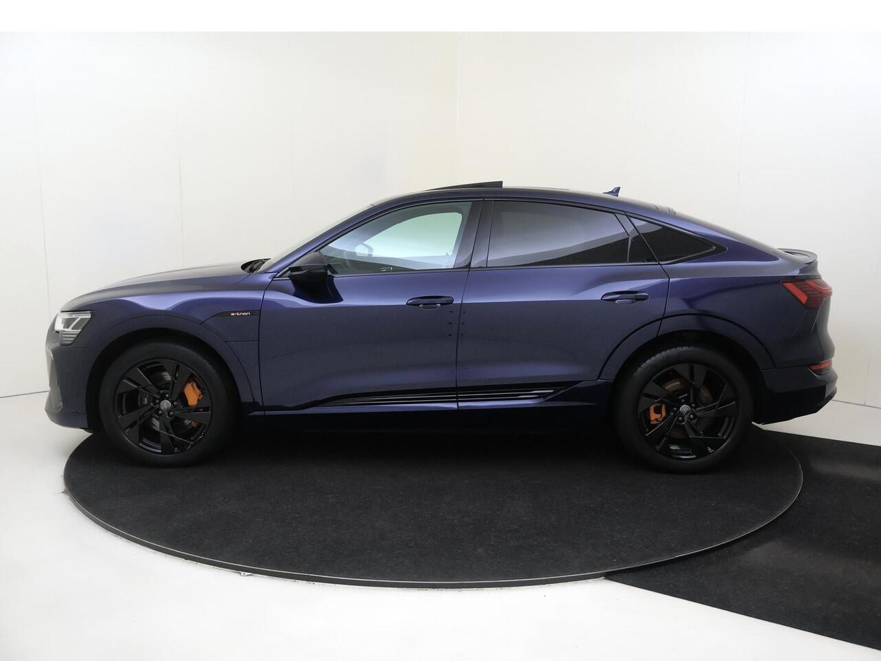 Audi e-tron Sportback 50 quattro S edition 71 kWh | SOH 100% | Panoramadak | Luchtvering | Stoelverwarming | Optiek zwart Plus | Achteruitrijcamera | LED matrix verlichting | Geheugenfunctie bestuurdersstoel |