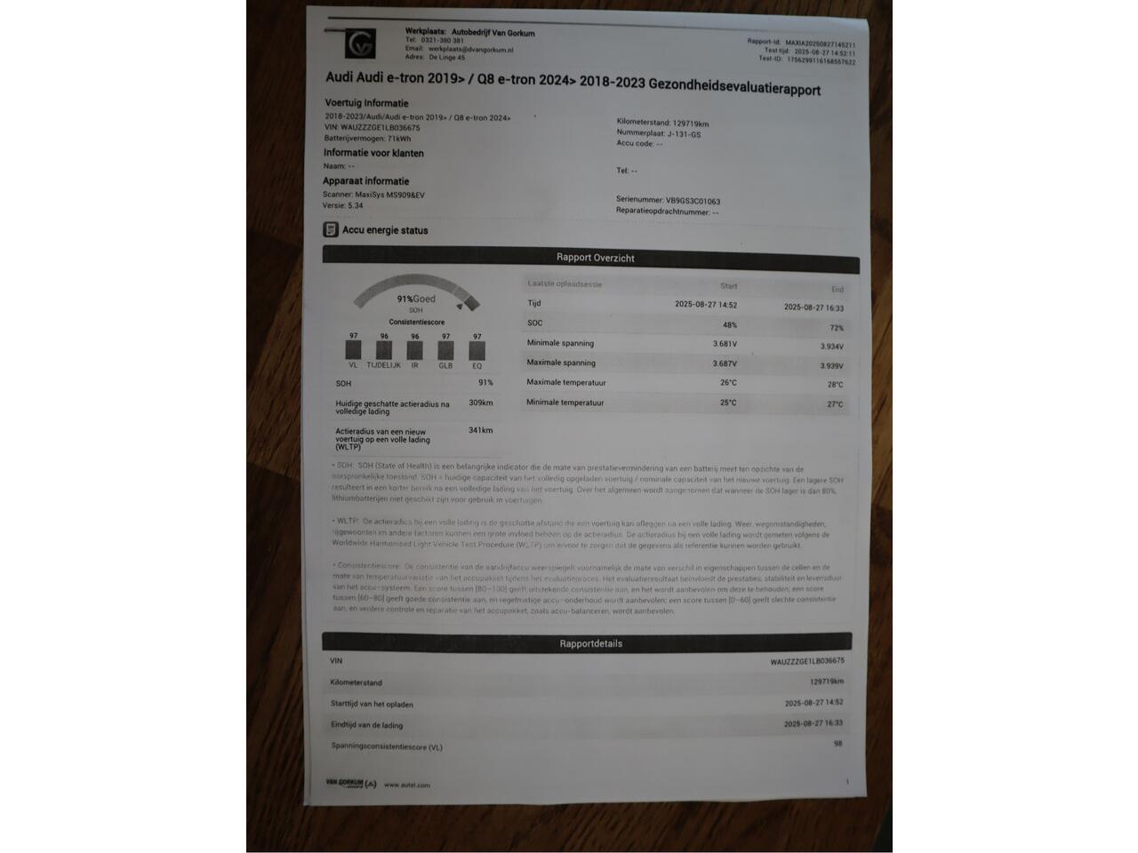 Audi e-tron 50 quattro Business edition Plus 71 kWh / Panoramadak / Sportstoelen/ SOH 91%