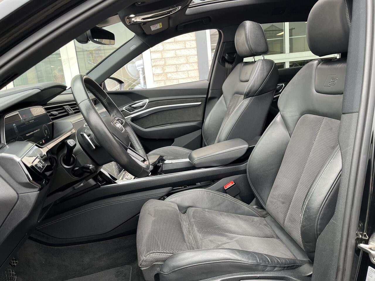 Audi e-tron 50 quattro edition 71 kWh / AUTOMAAT/ PANO / LUCHTVERING/ TREKHAAK/ SMARTPHONE INTERFACE/ ELEK. KLEP/ STOEL VERWARM./ PARK.SENSOR.V+A./ CAMERA V+A/ ACC/ KEYLESS/ DRIVE SELECT/ NAVI/ LED/ DAB/ CLIMA/ ISOFIX/ 20'' LMV