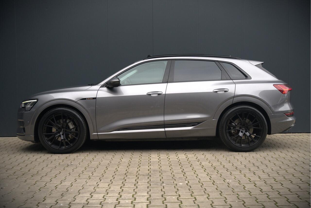 Audi e-tron e-tron 50 quattro Launch edition plus 71 kWh | Black Edition | Panoramadak | Memory Seats | Luchtvering | Adaptive Cruise Control | Keyless | Matrix LED | Leder | Stoelverwarming | NAP |