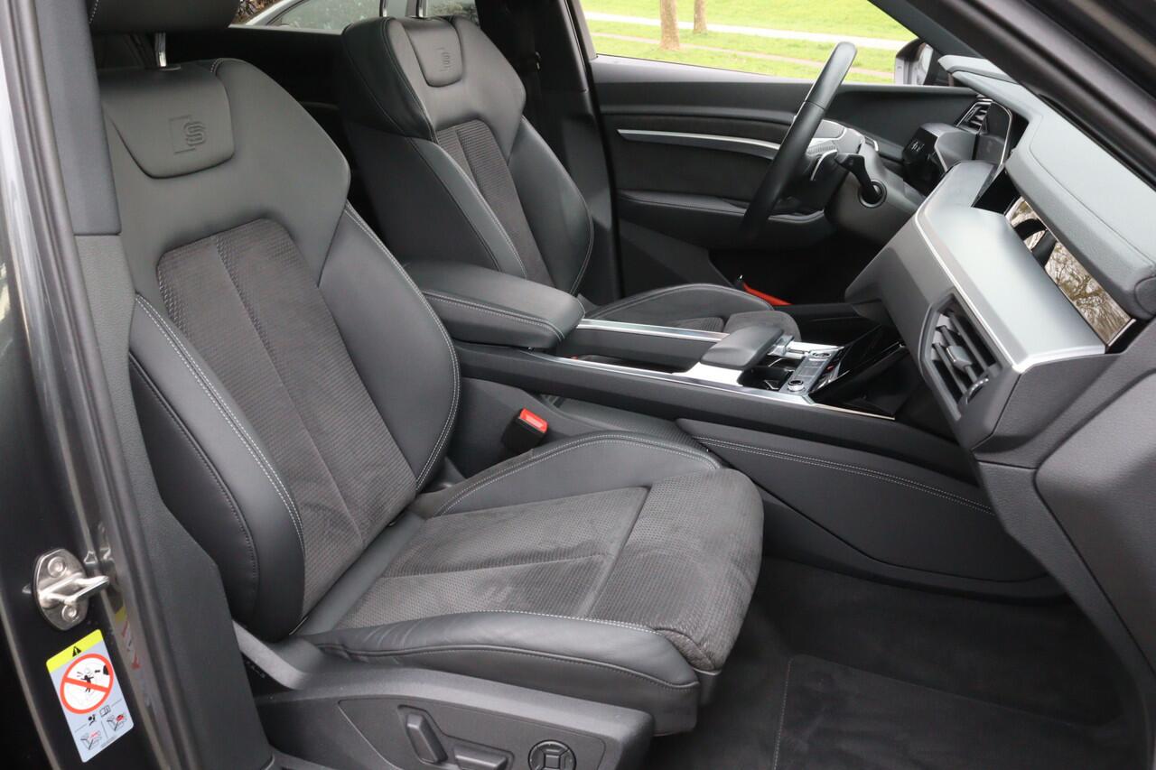 Audi e-tron Sportback 55 quattro S-Line Optiek 95 kWh Pano/Matrix LED/Camera/ACC/Elek. stoelen+mem/20"