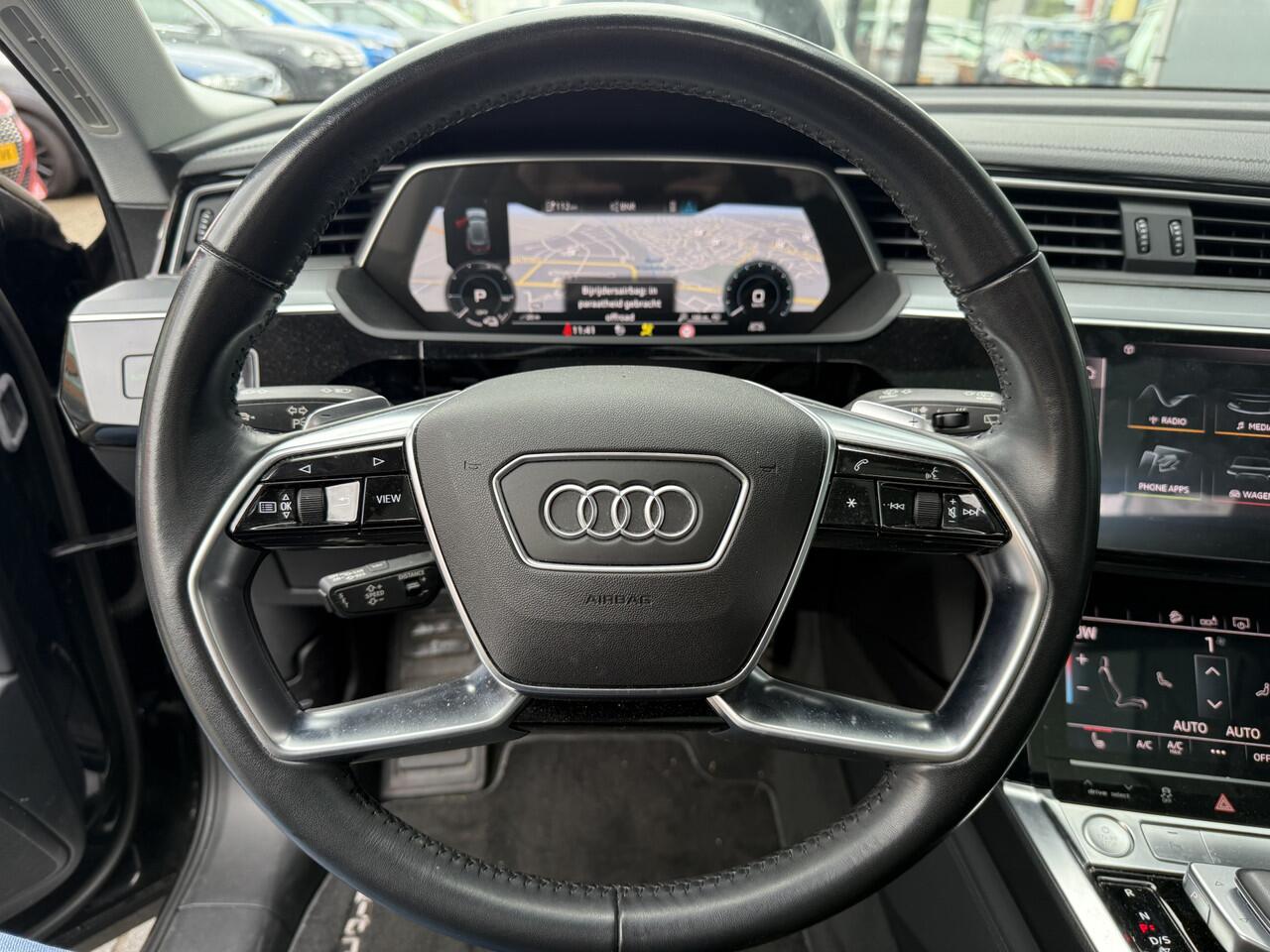 Audi e-tron BWJ 2020 e-tron 50 313 PK quattro Launch edition plus 71 kWh PANODAK | STOELVERW. | FULL LED | LEER | ADAPTIVE CRUISE | ELEKTR. STOELEN | ELEKTR. ACHTERKLEP NAVI | CLIMA | LMV | PDC