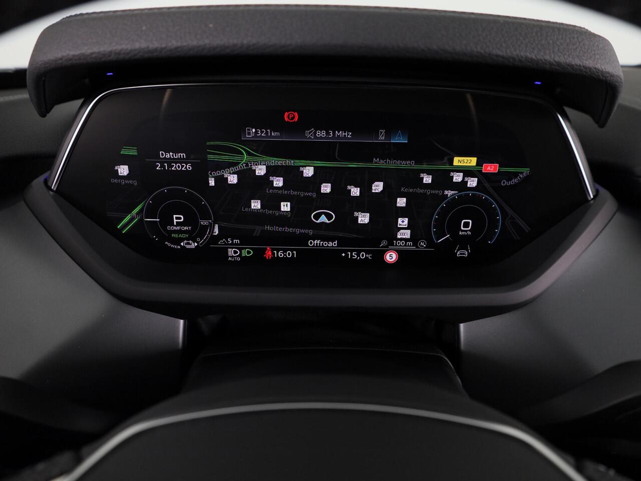 Audi e-tron GT 93 kWh 476pk | Panoramadak | Adaptieve cruise controle | Verwarmbare voorstoelen| 20 inch lichtmetalen velgen