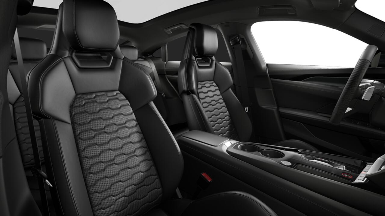 Audi e-tron GT quattro S e-tron GT 97kWh 592 2AT Automaat | Velgen, gegoten lichtmetaal 21" "5-dubbelspaak-Konkavmodule"-design | Optiekpakket zwart plus | Matrix-ledkoplampen met dynamische knipperlichten | Sportstoelen pro voorin | Designpakket rood