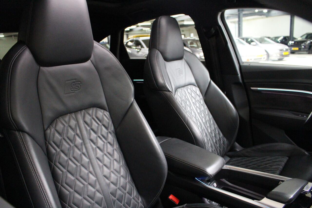 Audi e-tron Sportback 55 quattro 408 PK S-Line 95 kWh Panoramadak | Trekhaak | Leder | El. stoelverstelling | B&O Audio | 92% SoH