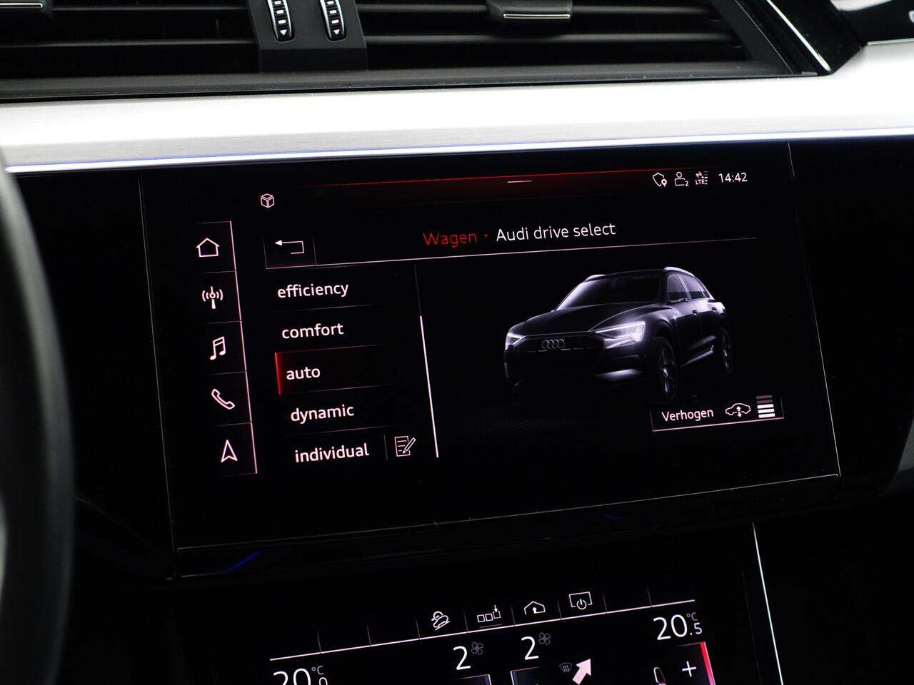 Audi e-tron e-tron 55 quattro advanced 95 kWh- Bang Olufsen, 2x Laadpoort, Camera Spiegels, 360 Camera, Panoramadak