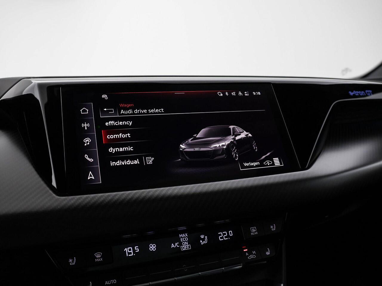 Audi e-tron GT 503 PK · Assistentiepaket Plus remote · Bang & Olufsen Premium 3D · Sportstoelen pro voorin