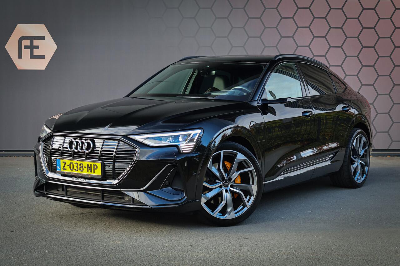 Audi e-tron Sportback 55 quattro 95 kWh | NETTO BIJTELLING SLECHTS ¤ 472,- | RS-STOELEN | ADAPTIVE CRUISE | 22" | B&O SURROUND | PANORAMADAK | VIRTUAL MIRRORS | STUURWIELVERWARMING | TREKHAAK| HEAD-UP DISPLAY | STOELVERWARMING V+A | LUCHTVERING | CARPLAY | DUBBE GLAS