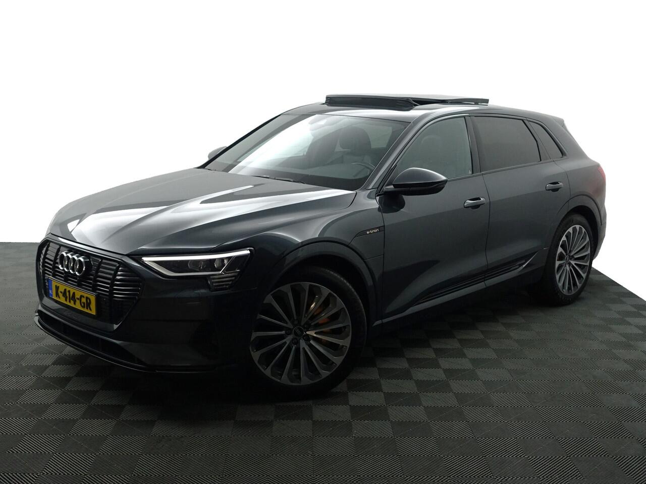 Audi e-tron 55 quattro Business edition Plus 95 kWh 2x Laadpoort, Panoramadak, Memory, Carplay, Leder Sport Interieur, Sfeerverlichting