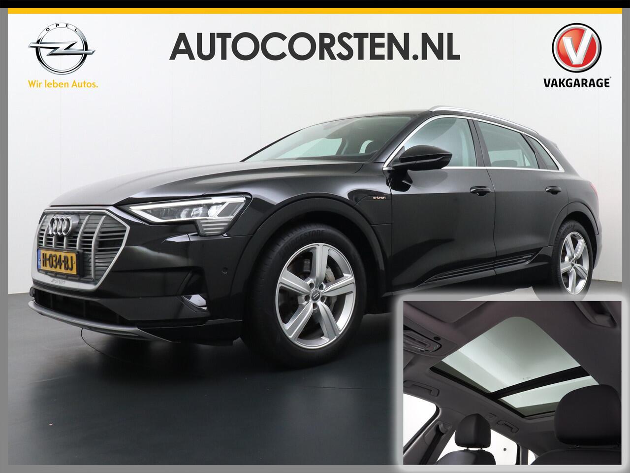 Audi e-tron 50 Quattro Leer Panodak Adap.Cruise Android Auto Wireless Apple Carplay Navi Ecc Luchtvering 71kWh Launch Edition Plus Memory Stoelverwarming Led Elek.Achterklep Keyless SOH=91% 1e Eigenaar Origineel Nederlandse Auto