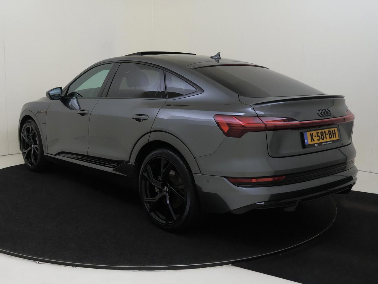 Audi e-tron Sportback 50 quattro S edition 71 kWh | Panoramadak | Luchtvering | 360 camera | Bang & Olufsen | LED matrix verlichting | Keyless | Stoelverwarming |