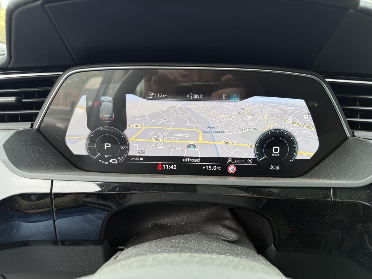 Audi e-tron BWJ 2020 e-tron 50 313 PK quattro Launch edition plus 71 kWh PANODAK | STOELVERW. | FULL LED | LEER | ADAPTIVE CRUISE | ELEKTR. STOELEN | ELEKTR. ACHTERKLEP NAVI | CLIMA | LMV | PDC