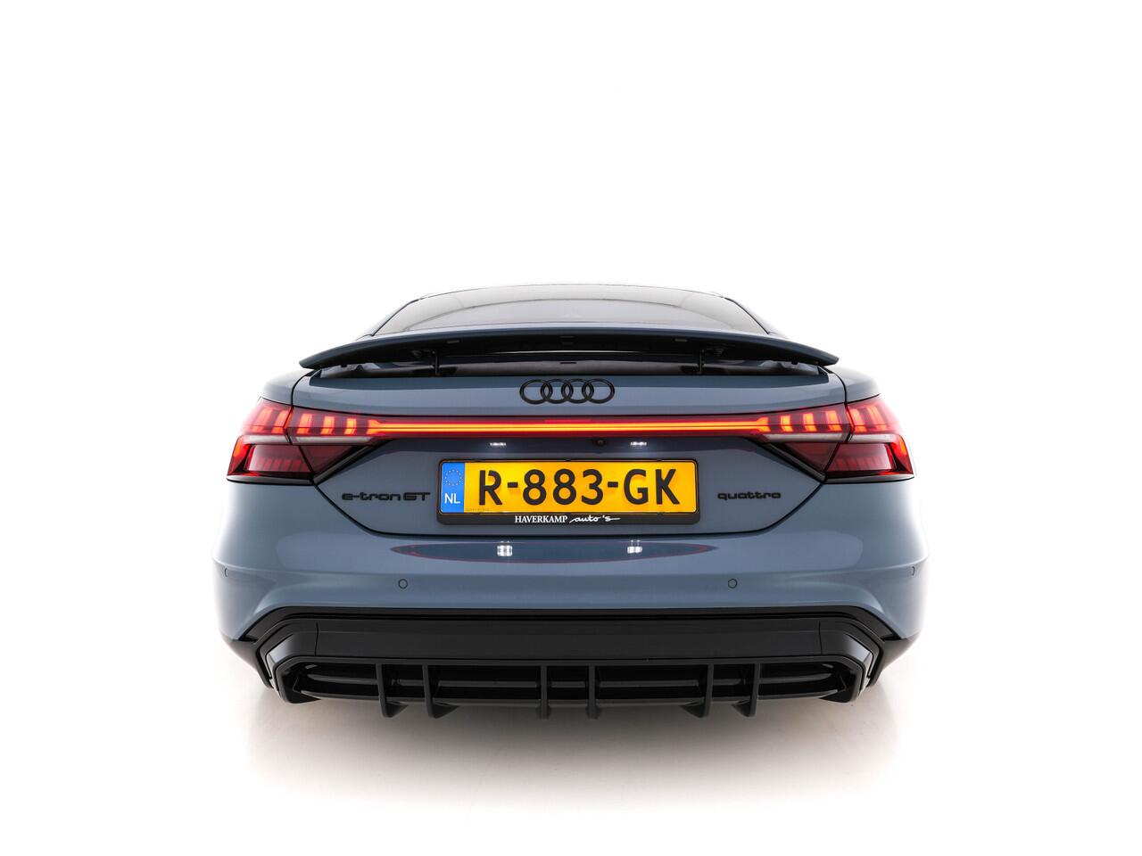 Audi e-tron GT 93 kWh AWD [ 3-Fase ] {SOH-91%} *PANO | LUXURY-LEATHER | BANG/OLUFSEN-AUDIO | HEAD-UP | ADAPT.CRUISE | BLINDSPOT | MATRIX-LED | AIR-SUSPENSION | SPORT-SEATS | SURROUND-VIEW | KEYLESS | DIGI-COCKPIT | NAVI-FULLMAP | 21"ALU*