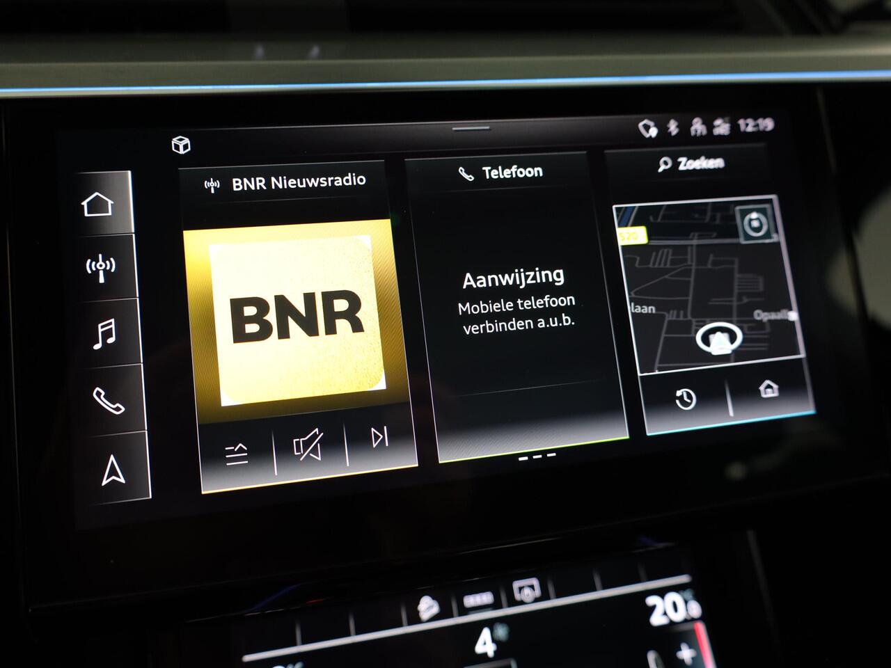 Audi e-tron Sportback 55 quattro S edition 95 kWh 408pk | Panoramadak | Afneembare trekhaak | Matrix Led koplampen | Parkeer camera achter