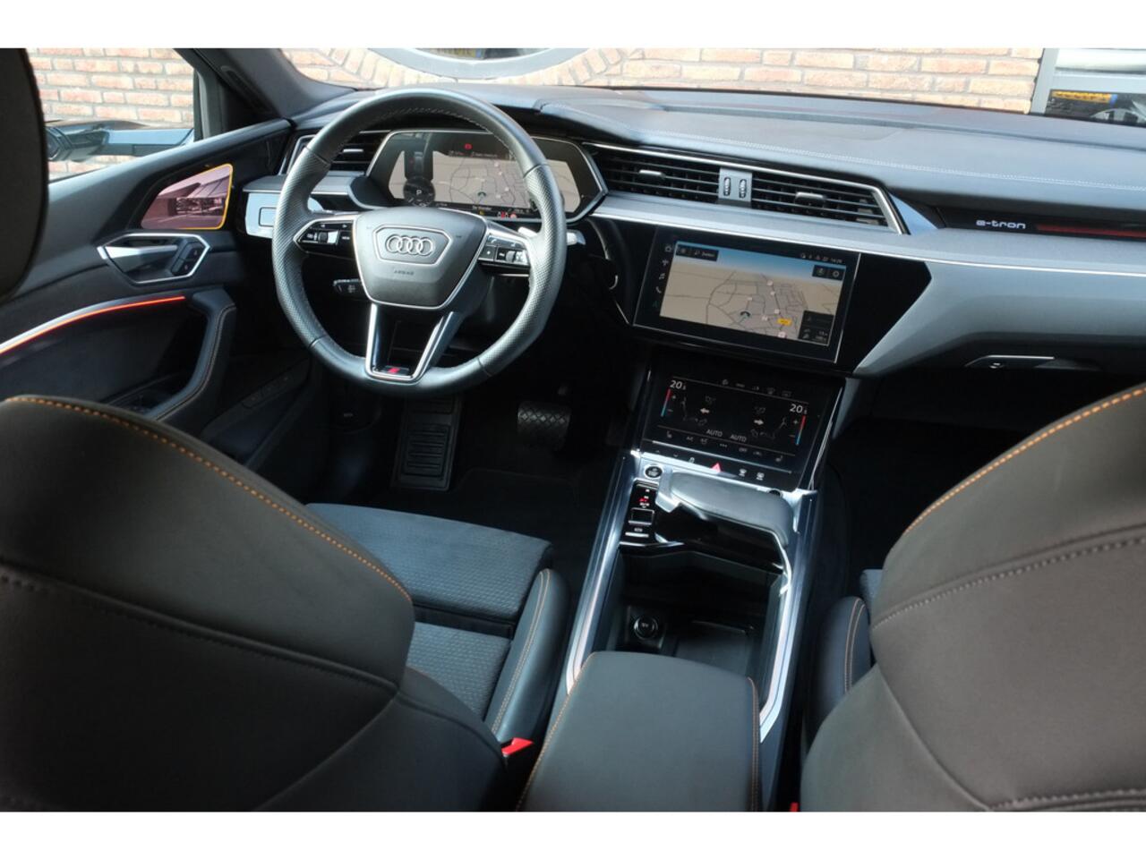 Audi e-tron Sportback 55 quattro S-LINE 95 kWh 360° Camera, Head-up, El stoelen, Leder