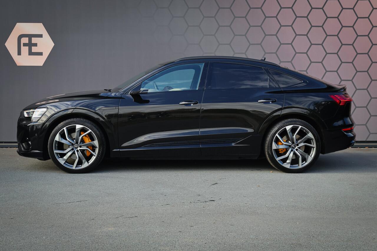 Audi e-tron Sportback 55 quattro 95 kWh | NETTO BIJTELLING SLECHTS ¤ 472,- | RS-STOELEN | ADAPTIVE CRUISE | 22" | B&O SURROUND | PANORAMADAK | VIRTUAL MIRRORS | STUURWIELVERWARMING | TREKHAAK| HEAD-UP DISPLAY | STOELVERWARMING V+A | LUCHTVERING | CARPLAY | DUBBE GLAS