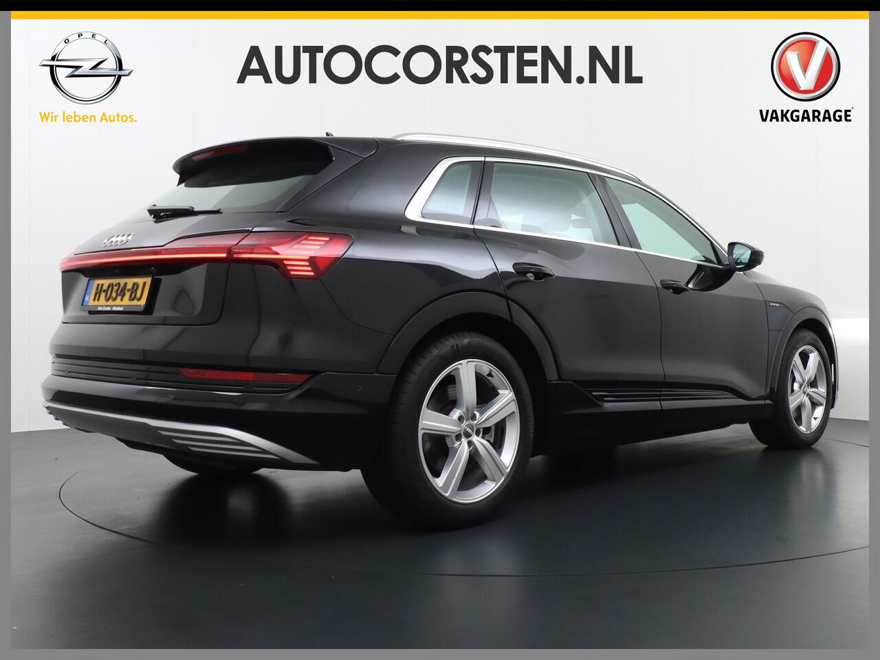 Audi e-tron 50 Quattro Leer Panodak Adap.Cruise Android Auto Wireless Apple Carplay Navi Ecc Luchtvering 71kWh Launch Edition Plus Memory Stoelverwarming Led Elek.Achterklep Keyless SOH=91% 1e Eigenaar Origineel Nederlandse Auto