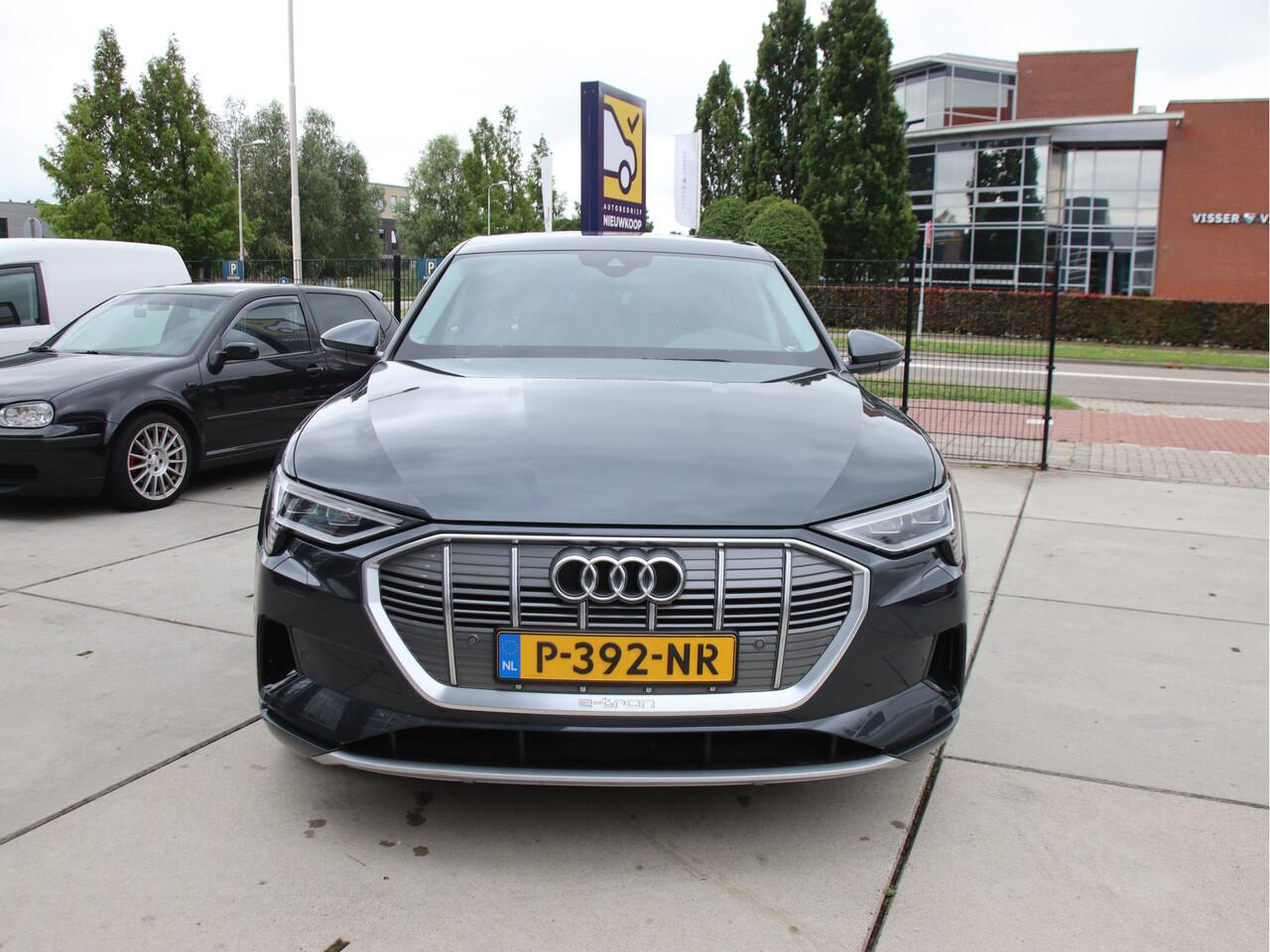 Audi e-tron Sportback 55 quattro Advanced ed. Plus 95 kWh Leder, 1e eig, NL auto, NIEUW!! Aanbieding!