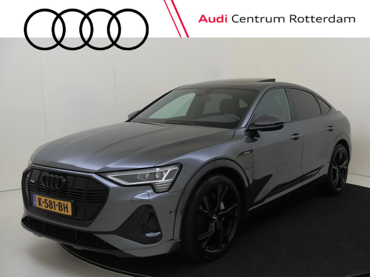 Audi e-tron Sportback 50 quattro S edition 71 kWh | Panoramadak | Luchtvering | 360 camera | Bang & Olufsen | LED matrix verlichting | Keyless | Stoelverwarming |