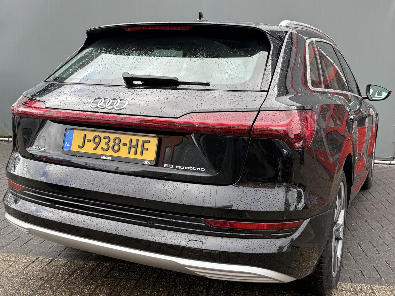 Audi e-tron BWJ 2020 e-tron 50 313 PK quattro Launch edition plus 71 kWh PANODAK | STOELVERW. | FULL LED | LEER | ADAPTIVE CRUISE | ELEKTR. STOELEN | ELEKTR. ACHTERKLEP NAVI | CLIMA | LMV | PDC