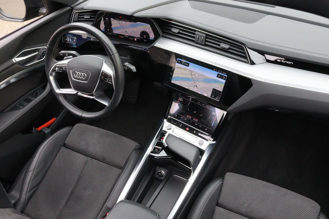 Audi e-tron Sportback 55 quattro S-Line Optiek 95 kWh Pano/Matrix LED/Camera/ACC/Elek. stoelen+mem/20"