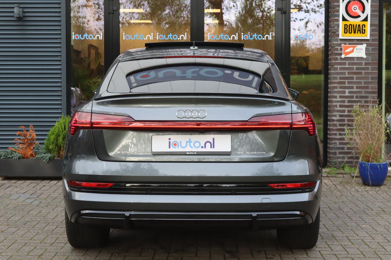 Audi e-tron Sportback 55 quattro S-Line Optiek 95 kWh Pano/Matrix LED/Camera/ACC/Elek. stoelen+mem/20"