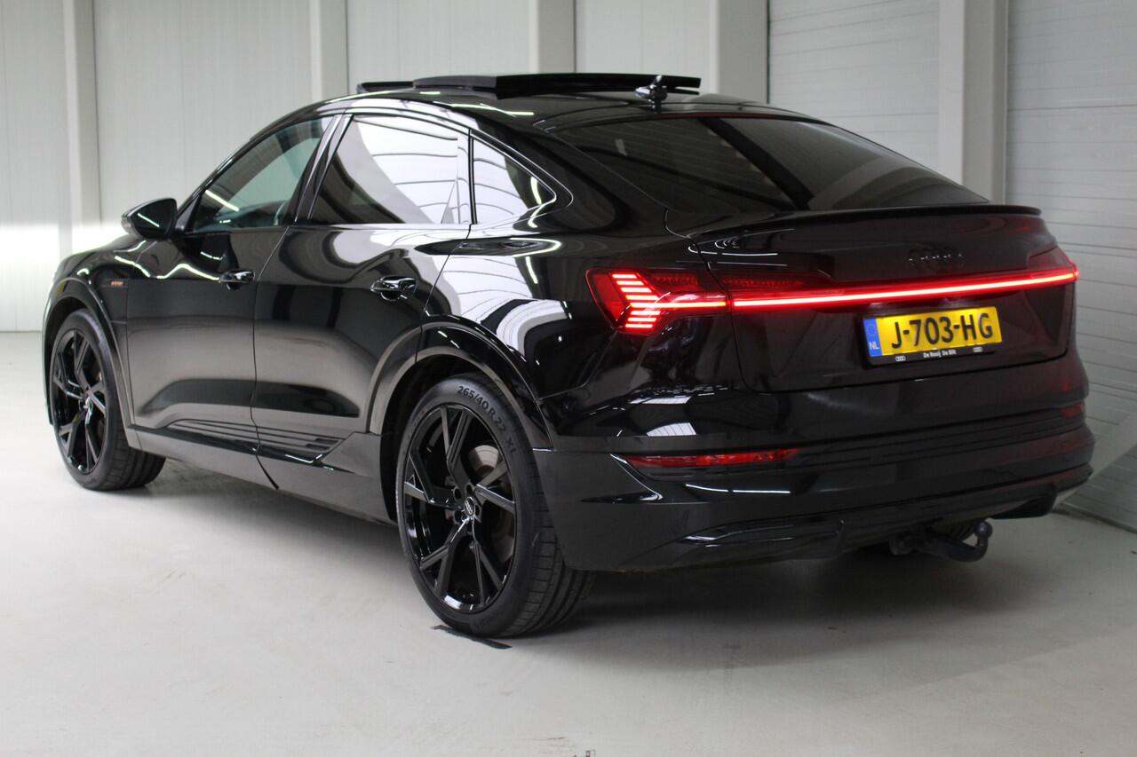 Audi e-tron Sportback 55 quattro 408 PK S-Line 95 kWh Panoramadak | Trekhaak | Leder | El. stoelverstelling | B&O Audio | 92% SoH