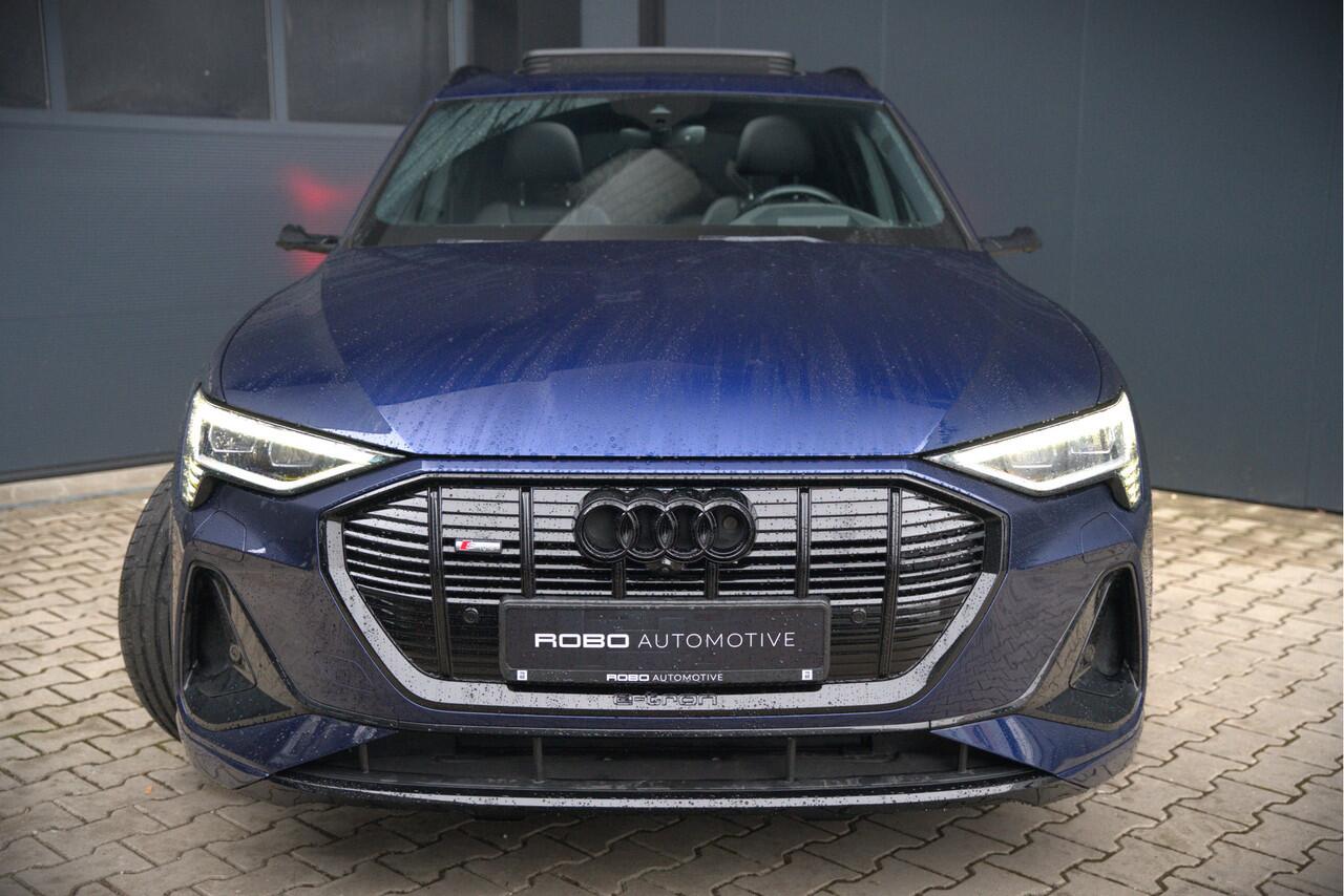 Audi e-tron e-tron 55 quattro advanced Pro Line S 95 kWh | Panoramadak | Bang & Olufsen | Stoelverwarming | Head-Up Display | 360 Camera | Matrix LED | Luchtvering | Memory Seat | Keyless | Elektrisch Verstelbare Stoelen | B&O