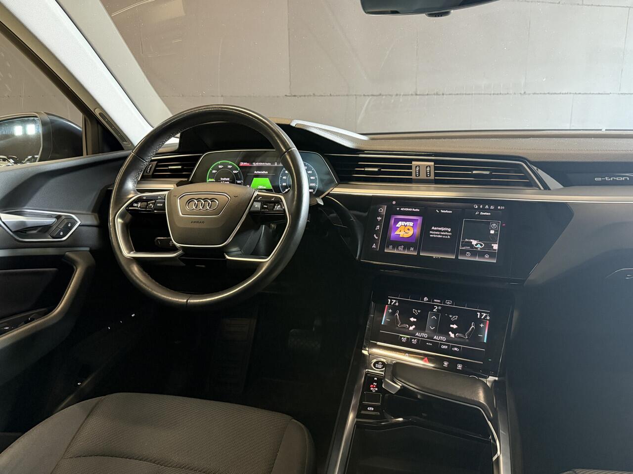 Audi e-tron Sportback 55 quattro Business edition 95 kWh | SOH 90% | Navigatie | Memory stoelen | 20'' Inch