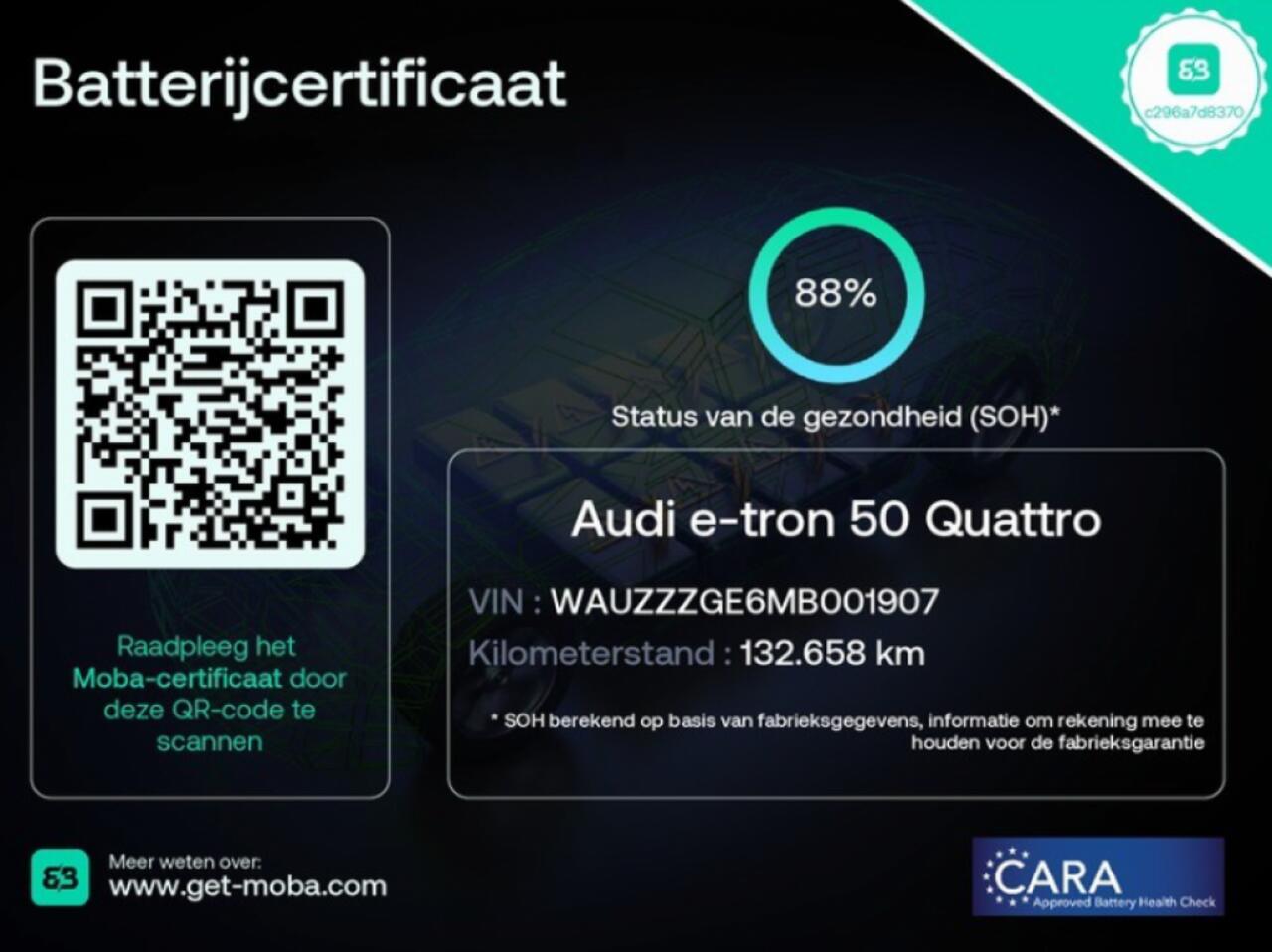 Audi e-tron 50 quattro Business edition 71 kWh - Carplay, Navi, Camera, Cruise, Clima, Momory SOH 88%